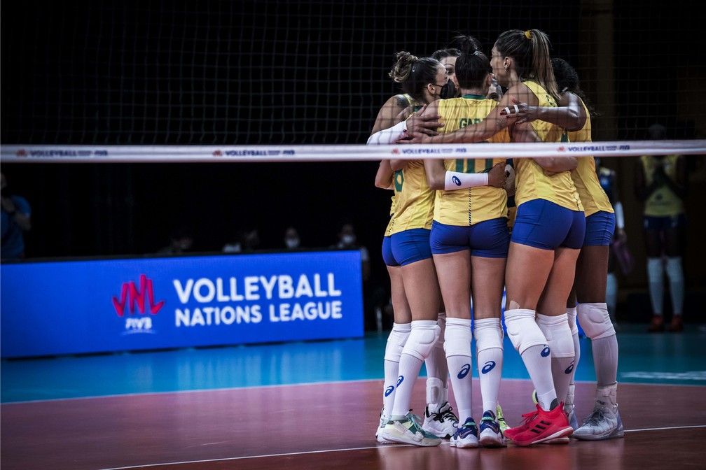 LIGA DAS NAÇÕES DO VÔLEI. BRASIL. POLÔNIA.
