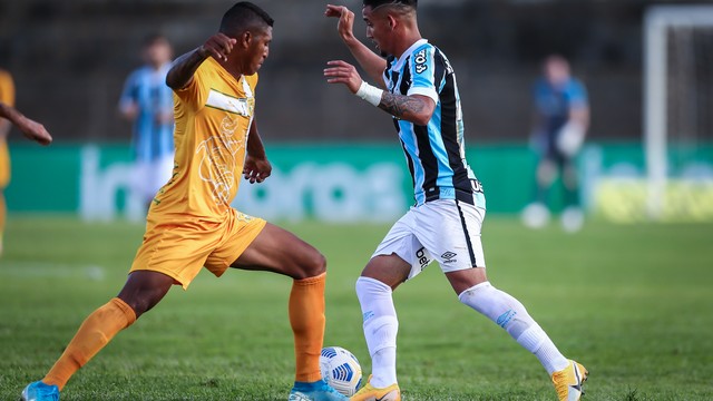 COPA DO BRASIL DE 2021. TERCEIRA FASE. JOGO DE VOLTA. SEGUNDA PARTIDA. GRÊMIO-RS. CLASSIFICADO. BRASILIENSE-DF. ELIMINADO.