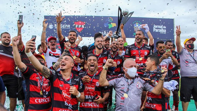 CAMPEONATO PARAIBANO DE 2021. FINAL. JOGO DE VOLTA. CAMPINENSE-PB. CAMPEÃO. VIGÉSIMA PRIMEIRA VEZ. OU. VIGÉSIMA SEGUNDA VEZ. SOUSA-PB. VICE-CAMPEÃO.