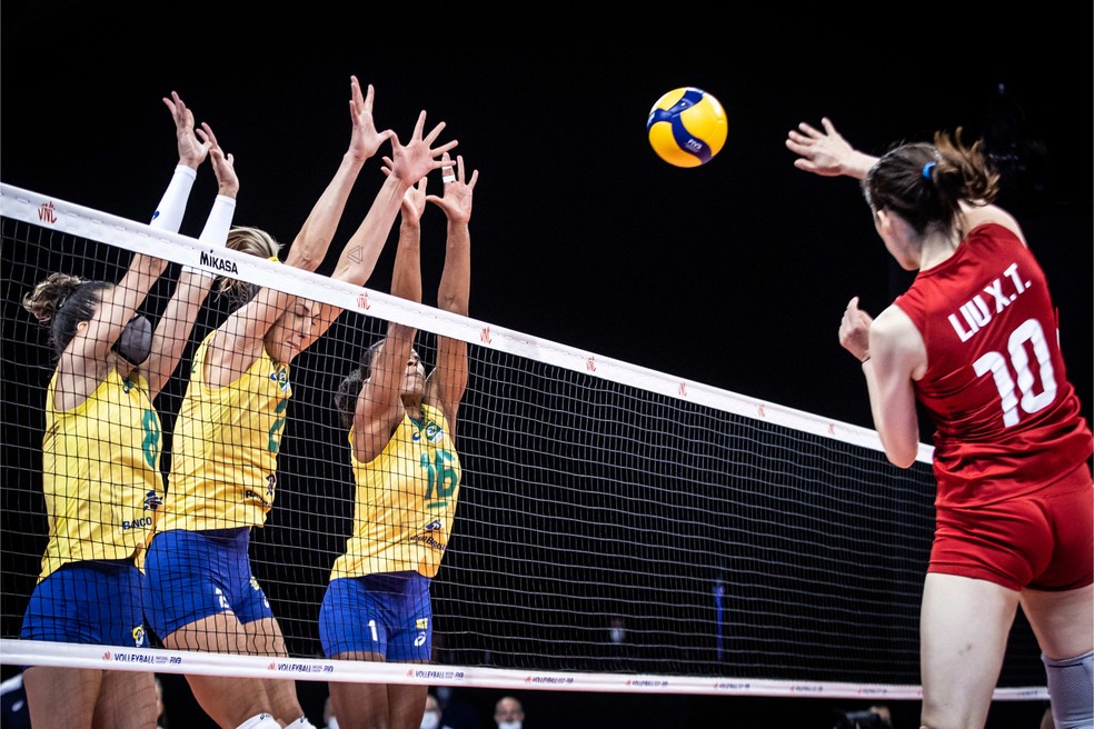 LIGA DAS NAÇÕES. BRASIL. CHINA. PRIEMIRA FASE.