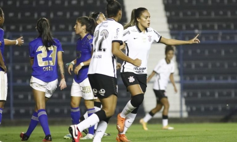 CAMPEONATO BRASILEIRO DE FUTEBOL FEMININO DA SÉRIE A1 DE 2021. PRIMEIRA FASE. DÉCIMA TERCEIRA RODADA. CORINTHIANS-SP. CRUZEIRO-MG.