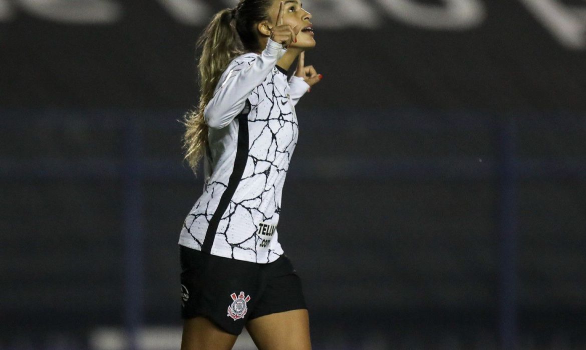 CAMPEONATO BRASILEIRO DE FUTEBOL FEMININO DA SÉRIE A1 D E2021. PRIMEIRA FASE. DÉCIMA QUARTA RODADA. CORINTHIANS-SP. MINAS BRASÍLIA-DF.