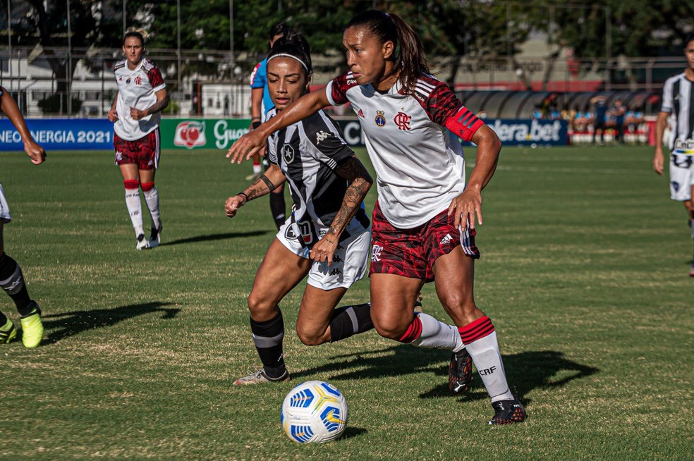 CAMPEONATO BRASILEIRO DE FUTEBOL FEMININO DA SÉRIE A1 DE 2021. PRIEMIRA FASE. DÉCIMA TERCEIRA RODADA. FLAMENGO-RJ. BOTAFOGO-RJ.