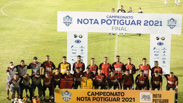 CAMPEONATO POTIGUAR DE 2021. FINAL. JOGO DE VOLTA. SEGUNDA PARTIDA. GLOBO FUTEBOL CLUBE-RN. CAMPEÃO. ABC-RN. VICE-CAMPEÃO.