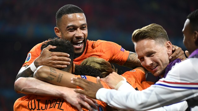 EUROCOPA DE 2020. 2021. PRIMEIRA FASE. GRUPO C. SEGUNDA RODADA. HOLANDA. ÁUSTRIA.