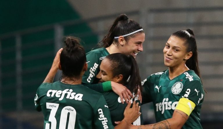 CAMPEONATO BRASILEIRO DE FUTEBOL FEMININO DA SÉRIE A1 DE2021. PRIMEIRA FASE. DÉCIMA QUINTA RODADA. PALMEIRAS-SP. SEGUNDO LUGAR. MINAS BRASÍLIA-DF. DÉCIMO QUARTO LUGAR.