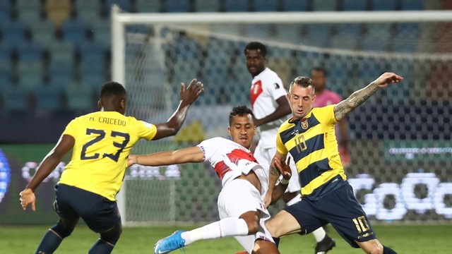 COPA AMÉRICA DE 2021. PRIMEIRA FASE. QUARTA RODADA. GRUPO B.PERU. EQUADOR.