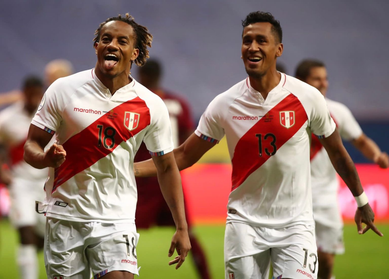 COPA AMÉRICA DE 2021. PRIMEIRA FASE. GRUPO B. QUINTA RODADA. PERU. SEGUNDO LUGAR. VENEZUELA. QUINTO LUGAR. COLÔMBIA. TERCEIRO LUGAR.