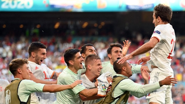 EUROCOPA DE 2020. 2021. OITAVAS DE FINAL. JOGO ÚNICO. PARTIDA ÚNICA. ESPANHA. CLASSIFICADA. CROÁCIA. ELIMINADA. QUARTAS DE FINAL. SÃO PETERSBURGO. JOGO ÚNICO. PARTIDA ÚNICA. ESPANHA. CONTRA. FRANÇA. OU. SUÍÇA.