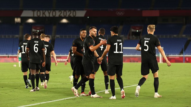 JOGOS OLÍMPICOS DE TÓQUIO DE 2020. 2021. FUTEBOL MASCULINO. PRIMEIRA FASE. SEGUNDA RODADA. GRUPO D. ALEMANHA. ARÁBIA SAUDITA.