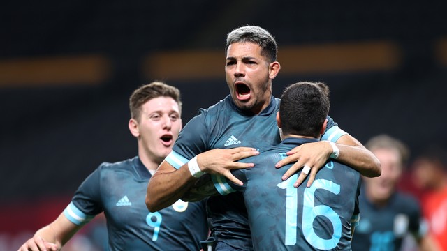 JOGOS OLÍMPICOS DE TÓQUIO DE 2020. 2021. FUTEBOL MASCULINO. PRIMEIRA FASE. SEGUNDA RODADA. GRUPO C. ARGENTINA. EGITO.