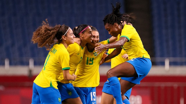JOGOS OLÍMPICOS DE TÓQUIO DE 2021. PRIMEIRA FASE. GRUPO F. TERCEIRA RODADA. BRASIL. SEGUNDO LUGAR. 7 PONTOS. 6 GOLS DE SALDO. CLASSIFICADO. ZÂMBIA. TERCEIRO LUGAR. 1 PONTO. ELIMINADO. -8 GOLS DE SALDO.