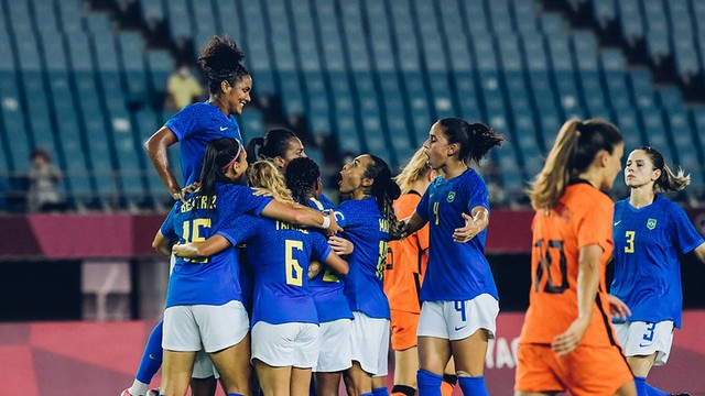 JOGOS OLÍMPICOS DE TÓQUIO DE 2020.2021. PRIMEIRA FASE. FUTEBOL FEMININO. GRUPO F. BRASIL. HOLANDA.