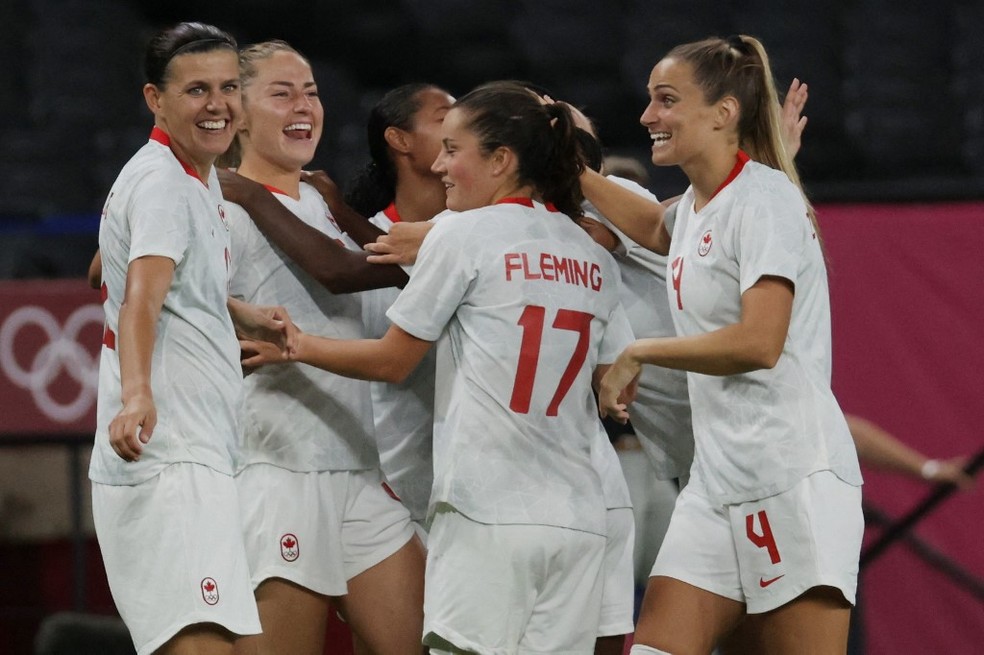 JOGOS OLÍMPICOS DE TÓQUIO DE 2020. 2021. PRIMEIRA FASE. FUTEBOL FEMININO. GRUPO E. CANADÁ. CHILE.