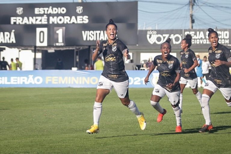 CAMPEONATO BRASILEIRO DE FUTEBOL FEMININO DA SÉRIE A2 DE 2021. OITAVAS DE FINAL. JOGO DE VOLTA. SEGUNDA PARTIDA. CEARÁ-CE. CLASSIFICADO. BOTAFOGO-PB. ELIMINADO. QUARTAS DE FINAL. CEARÁ-CE. CONTRA. CRESSPOM-DF.OU. FORTALEZA-CE.