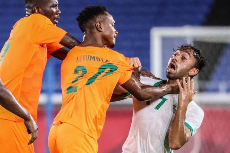 JOGOS OLÍMPICOS DE TÓQUIO DE 2021. FUTEBOL MASCULINO. PRIMEIRA FASE. GRUPO D. PRIMEIRA RODADA. COSTA DO MARFIM. ARÁBIA SAUDITA.
