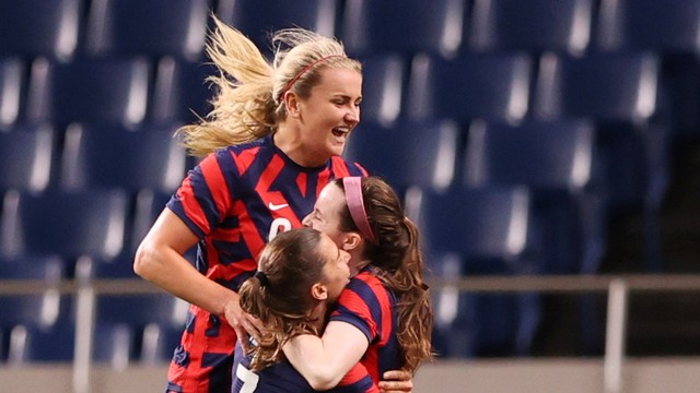 JOGOS OLÍMPICOS DE TÓQUIO DE 2020.2021. PRIMEIRA FASE. SEGUNDA RODADA. GRUPO G. ESTADOS UNIDOS NOVA ZELÂNDIA. FUTEBOL FEMININO.