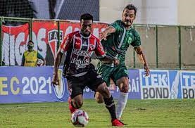 CAMPEONATO BRASILEIRO DA SÉRIE C DE 2021. PRIMEIRA FASE. NONONA RODADA. GRUPO A. FERROVIÁRIO-CE. FLORESTA-CE.