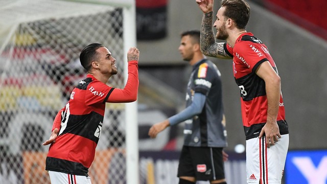 COPA DO BRASIL DE 2021. OITAVAS DE FINAL. JOGO DE IDA. PRIMEIRA PARTIDA. FLAMENGO-RJ. ABC-RN.