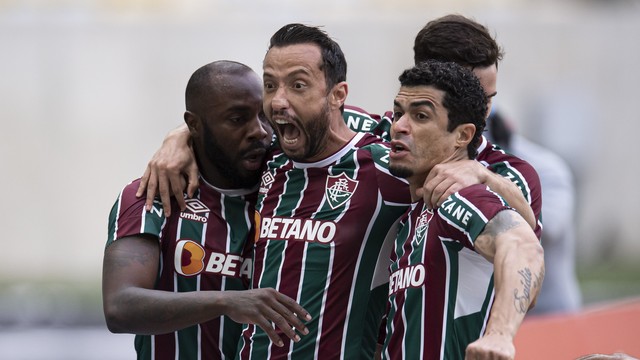 COPA DO BRASIL DE 2021. OITAVAS DE FINAL. JOGO DE VOLTA. SEGUNDA PARTIDA. FLUMINENSE-RJ. CLASSIFICADO. CRICIÚMA-SC. ELIMINADO.