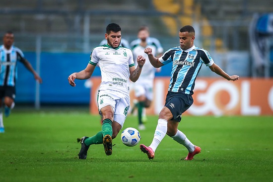 CAMPEONATO BRASILEIRO DA SÉRIE A DE 2021. PRIMEIRA FASE. DÉCIMA TERCEIRA RODADA. GRÊMIO-RS. AMÉRICA-MG.