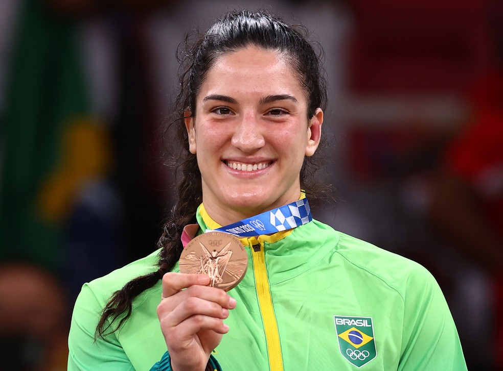 JOGOS OLÍMPICOS DE TPOQUIO DE 2020.2021. MEDALHA DE BRONZE. MAYRA AGUIAR.
