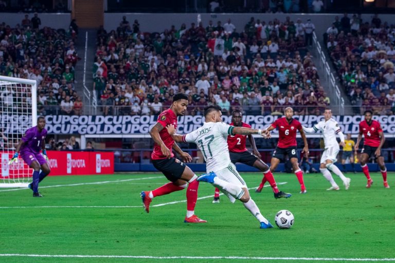 COPA OURO DE 2021. PRIMEIRA FASE. GRUPO A. PRIMEIRA RODADA. MÉXICO. TRINIDAD E TOBAGO.