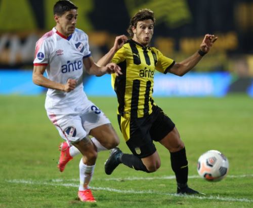 COPA SUL-AMERICANA DE 2021. OITAVAS DE FINAL. JOGO DE VOLTA. SEGUNDA PARTIDA. PEÑAROL. URUGUAI. CLASSIFICADO. NACIONAL. URUGUAI. ELIMINADO. QUATAS DE FINAL. JOGO DE IDA. JOGO DE VOLTA. PEÑAROL. URUGUAI. SPORTING CRISTAL. PERU.