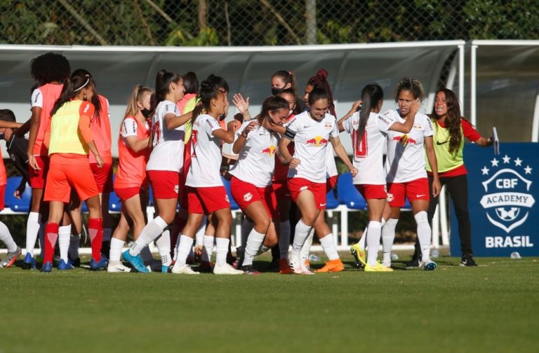CAMPEONATO BRASILEIRO DE FUTEBOL FEMININO DA SÉRIA A2 D E2021. QUARTAS DE FINAL. JOGO DE VOLTA. SEGUNDA PARTIDA. RED BULL BRAGANTINO-SP. CLASSIFICADO. ATHLETICO-PR. ELIMINADO. SEMIFINAL. JOGO DE ID. JOGO DE VOLTA. ESMAC-PA. RED BULL BRAGANTINO-SP.