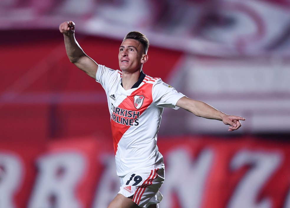 TAÇA LIBERTADORES DA AMÉRICA DE 2021. OITAVAS DE FINAL. JOGO DE VOLTA. SEGUNDA PARTIDA. RIVER PLATE. ARGENTINA. CLASSIFICADO. ARGENTINOS JUNIORS. ARGENTINA. ELIMINADO. QUARTAS DE FINAL. JOGO DE IDA. JOGO DE VOLTA. ATLÉTICO-MG. BRASIL. RIVER PLATE. ARGENTINA.