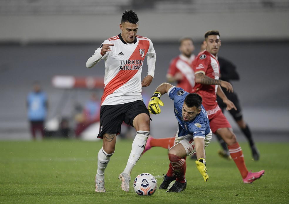 TAÇA LIBERTADORES DA AMÉRICA DE 2021. OITAVAS DE FINAL. JOGO DE IDA. PRIMEIRA PARTIDA. RIVER PLATE. ARGENTINA. ARGENTINOS JUNIORS. ARGENTINA.