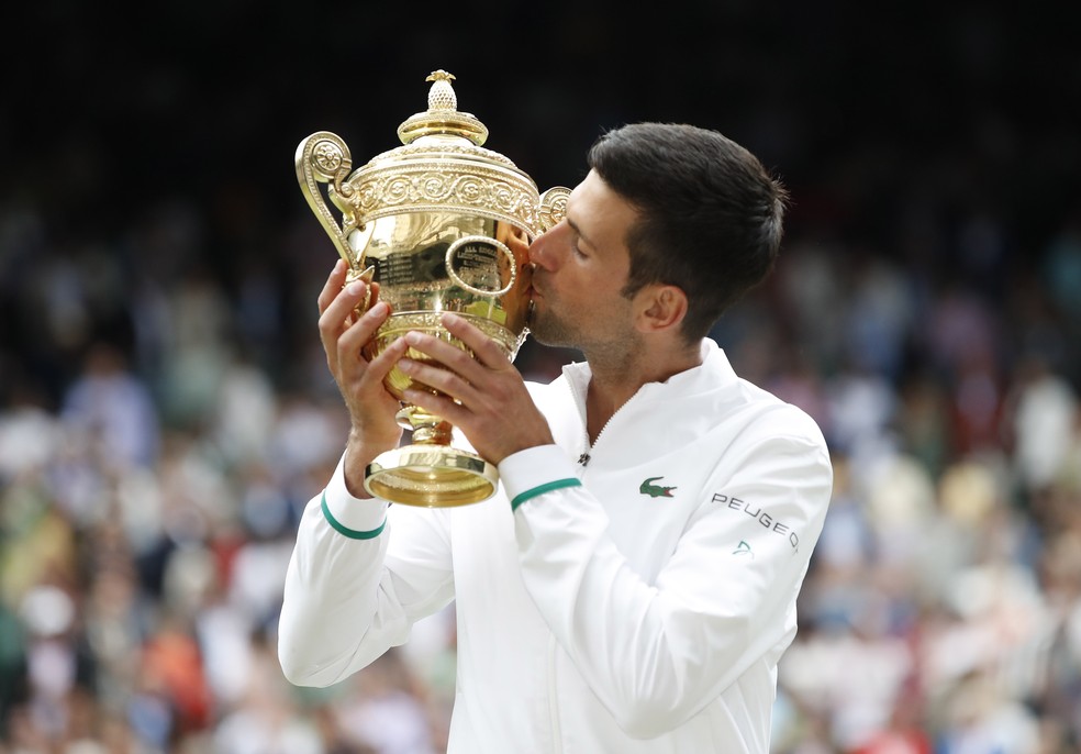 NOVAK DJOKOVIC. TÊNIS. HEXACAMPEÃO. WIMBLEDON.