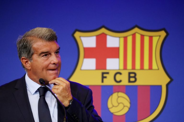 BARCELONA. ESPANHA. JOAN LAPORTE. SITUAÇÃO FINANCEIRA.