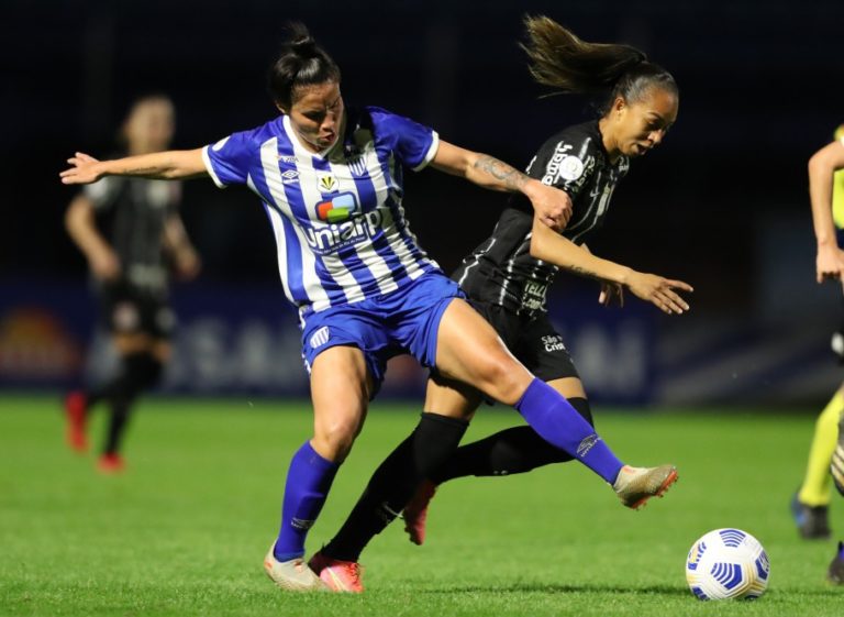 CAMPEONATO BRASILEIRO DE FUTEBOL FEMININO DA SÉRIE A1 DE 2021. QUARTAS DE FINAL. JOGO DE IDA. PRIMEIRA PARTIDA. CORINTHIANS-SP. AVAÍ/KINDERMANN-SC.