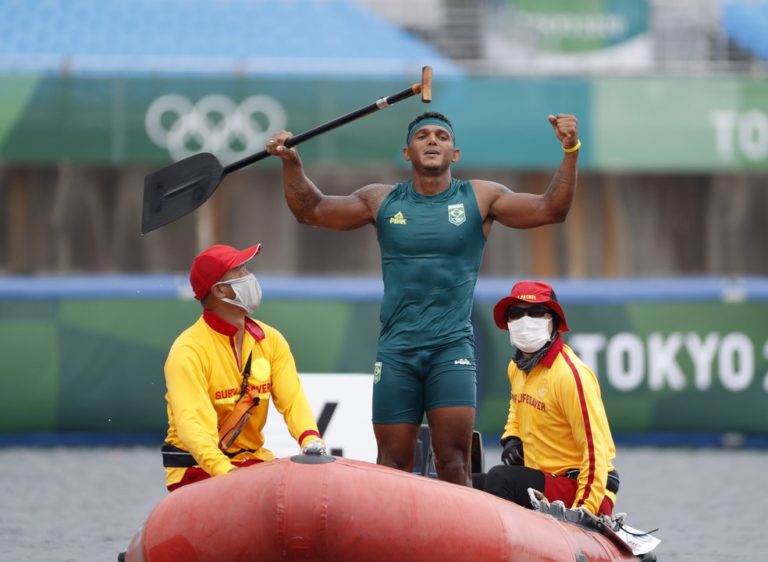 JOGOS OLÍMPICOS DE TÓQUIO DE 2020.2021. MEDALHA DE OURO. CANOAGEM. ISAQUIAS QUEIROZ.