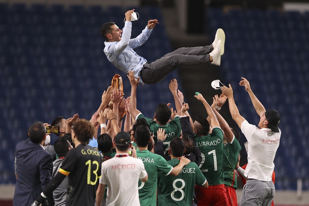 JOGOS OLÍMPICOS DE TÓQUIO DE 2020. 2021. DISPUTA DO TERCEIRO LUGAR. MÉXICO. MEDALHA DE BRONZE. QUARTO LUGAR. JAPÃO.