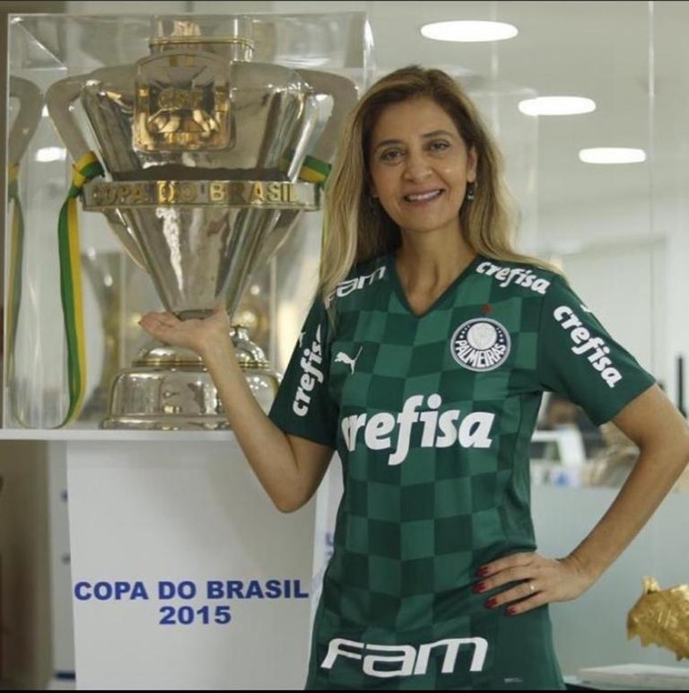 PALMEIRAS-SP. LEILA PEREIRA. CANDIDATA PRESIDENTE.