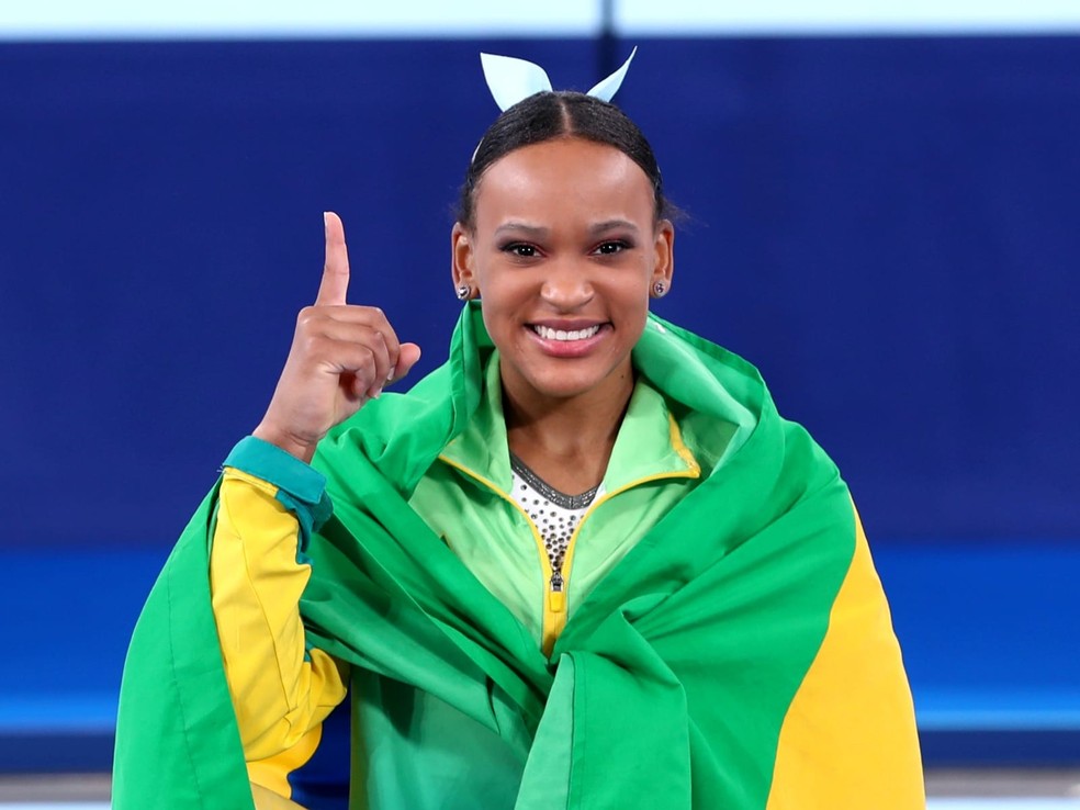 JOGOS OLÍMPICOS DE TÓQUIO DE 2020. 2021. REBECA. MEDALHA DE OURO. SALTO.