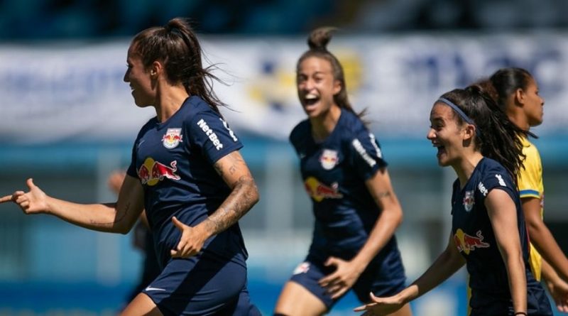 CAMPEONATO BRASILEIRO DE FUTEBOL FEMININO DA SÉRIE A2 DE 2021. SEMIFINAL. JOGO DE IDA. RED BULL BRAGANTINO-SP. ESMAC-PA. JOGO DE IDA.
