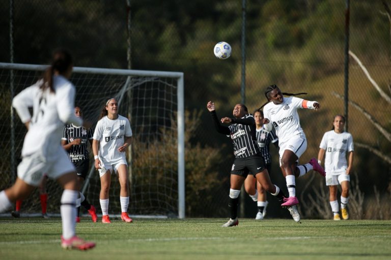 CAMPEONATO BRASILEIRO DE FUTEBOL FEMININO DE SUB-18 DE 2021. SEGUNDA FASE. PRIMEIRA RODADA. GRUPO H. SANTOS-SP. CORINTHIANS-SP.