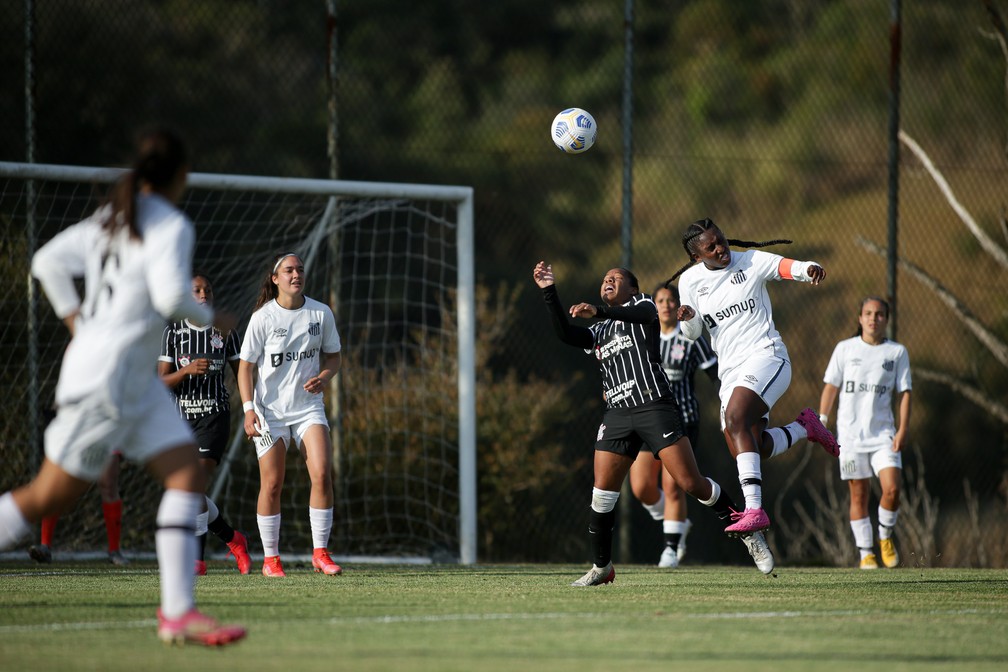 CAMPEONATO BRASILEIRO DE FUTEBOL FEMININO DE SUB-18 DE 2021. SEGUNDA FASE. PRIMEIRA RODADA. GRUPO H. SANTOS-SP. CORINTHIANS-SP.