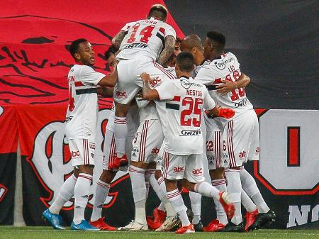 CAMPEONATO BRASILEIRO DA SÉRIE A DE 2021. PRIMEIRA FASE. DÉCIMA QUINTA RODADA. ATHÇETICO-PR. SÃO PAULO-SP.