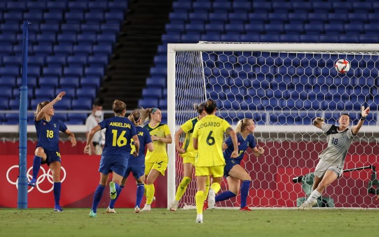 JOGOS OLÍMPICOS DE TÓQUIO DE 2020. 2021. SEMIFINAL. SUÉCIA. CLASSIFICADA. AUSTRÁLIA. ELIMINADA. DECISÃO DO TERCEIRO LUGAR E QUARTO LUGAR. AUSTRÁLIA. ESTADOS UNIDOS. FINAL. CANADÁ. SUÉCIA.