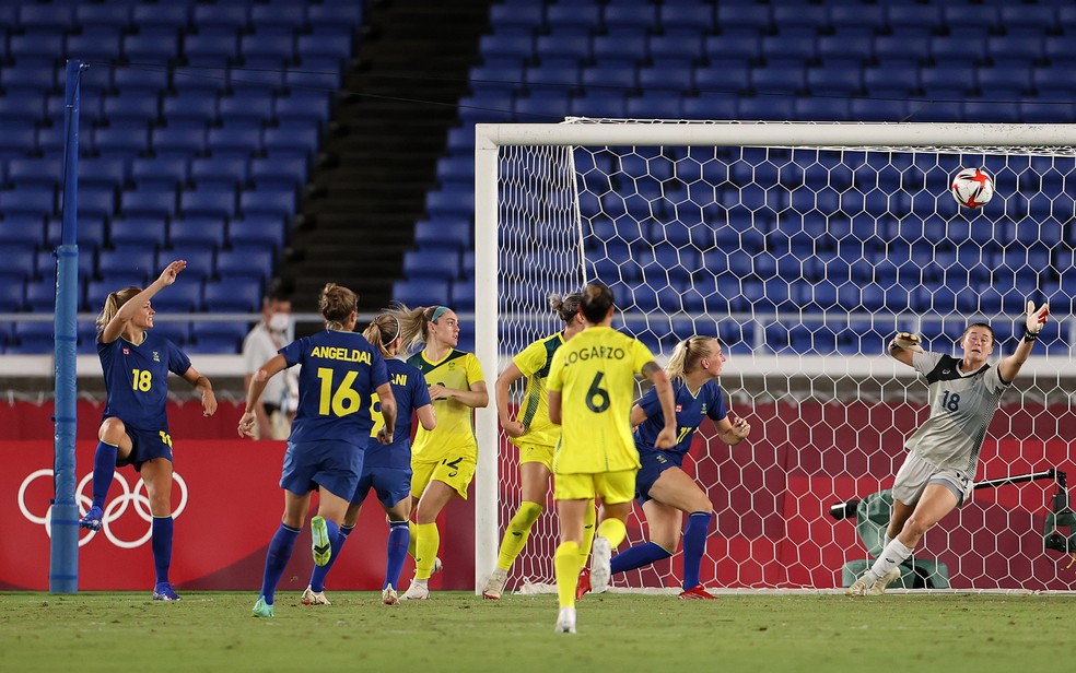 JOGOS OLÍMPICOS DE TÓQUIO DE 2020. 2021. SEMIFINAL. SUÉCIA. CLASSIFICADA. AUSTRÁLIA. ELIMINADA. DECISÃO DO TERCEIRO LUGAR E QUARTO LUGAR. AUSTRÁLIA. ESTADOS UNIDOS. FINAL. CANADÁ. SUÉCIA.