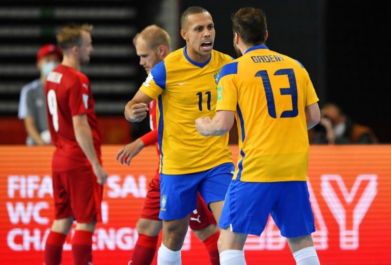 COPA DO MUNDO DE FUTSAL DE 2021. PRIMEIRA FASE. SEGUNDA RODADA. GRUPO D. BRASIL. REPÚBLICA TCHECA.