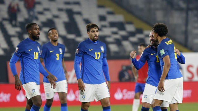 ELIMINATÓRIAS DA COPA DO MUNDO DE 2022. CATAR. PRIEMIRA FASE. NONA RODADA. CHILE. BRASIL. CONMEBOL. CONFEDERAÇÃO SUL-AMERICANA DE FUTEBOL.