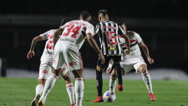 CAMPEONATO BRASILEIRO DA SÉRIE A DE 2021. PRIMEIRA FASE. VIGÉSIMA SEGUNDA RODADA. ATLÉTICO-MG. SÃO PAULO-SP.
