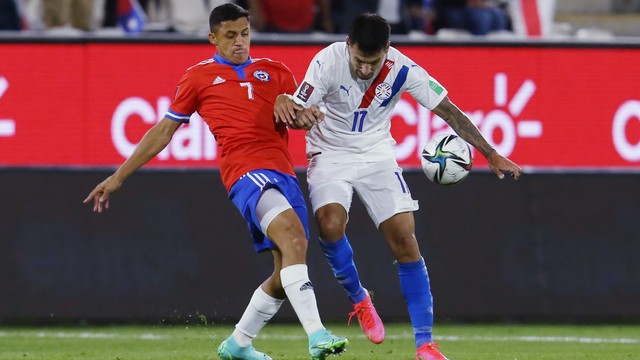 ELIMINATÓRIAS DA COPA DO MUNDO DE 2022. CATAR. PRIEMIRA FASE. QUINTA RODADA. CHILE. PARAGUAI. CONMEBOL. CONFEDERAÇÃO SUL-AMERICANA.