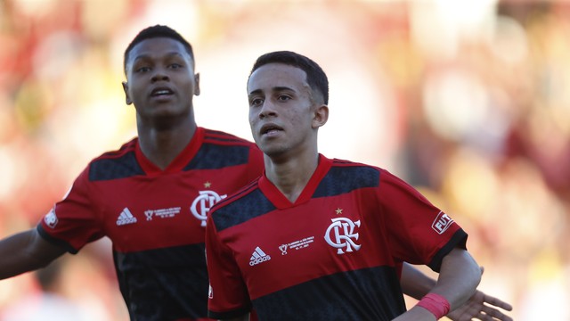 COPA DO BRASIL DE 2021. SUB-17. FINAL. SEGUNDA PARTIDA. JOGO DE VOLTA. FLAMENGO-RJ. CAMPEÃO. SÃO PAULO-SP. VICE-CAMPEÃO.
