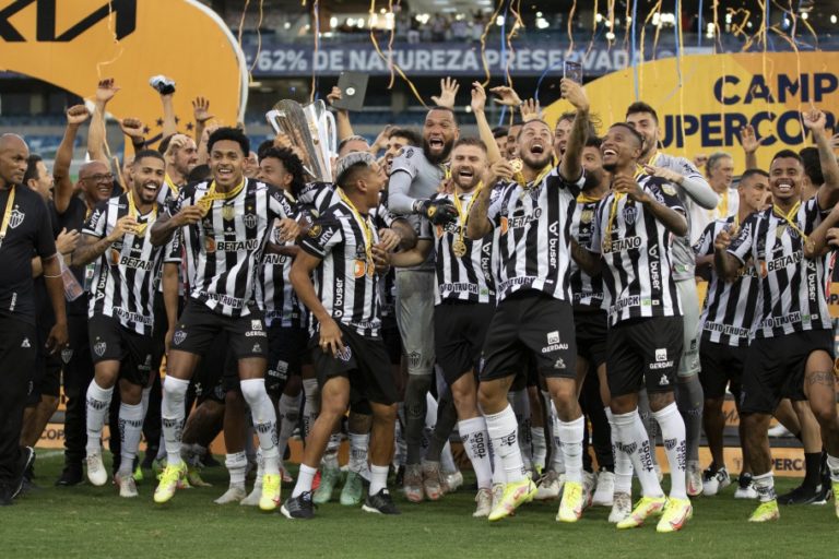 SUPERCOPA DE 2022. ATLÉTICO-MG. CAMPEÃO. FLAMENGO-RJ. VICE-CAMPEÃO.